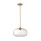 Z-Lite Chloe 1 Light Pendant, Olde Brass & Clear 490P14-OBR - alternate 1